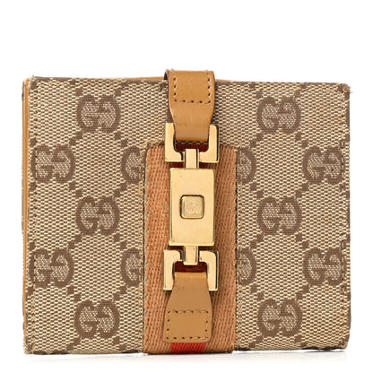 Gucci Monogram Compact Wallet Tan 1 of 11