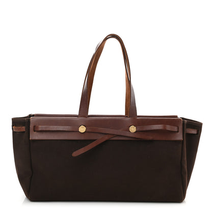 Hermes Toile Vache Hunter Herbag Cabas PM Havane 1 of 9