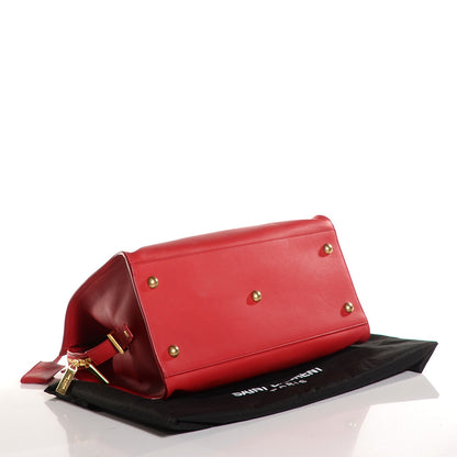 Saint Laurent Calfskin Medium Classic Y Cabas Red 3 of 8