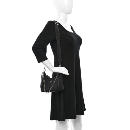 Prada Nylon Re-Edition 2005 Shoulder Bag Black 2 of 8