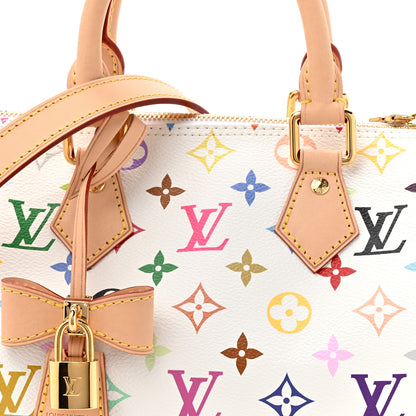 Louis Vuitton LV X TM Monogram Multicolor Speedy Bandouliere 25 White 7 of 9
