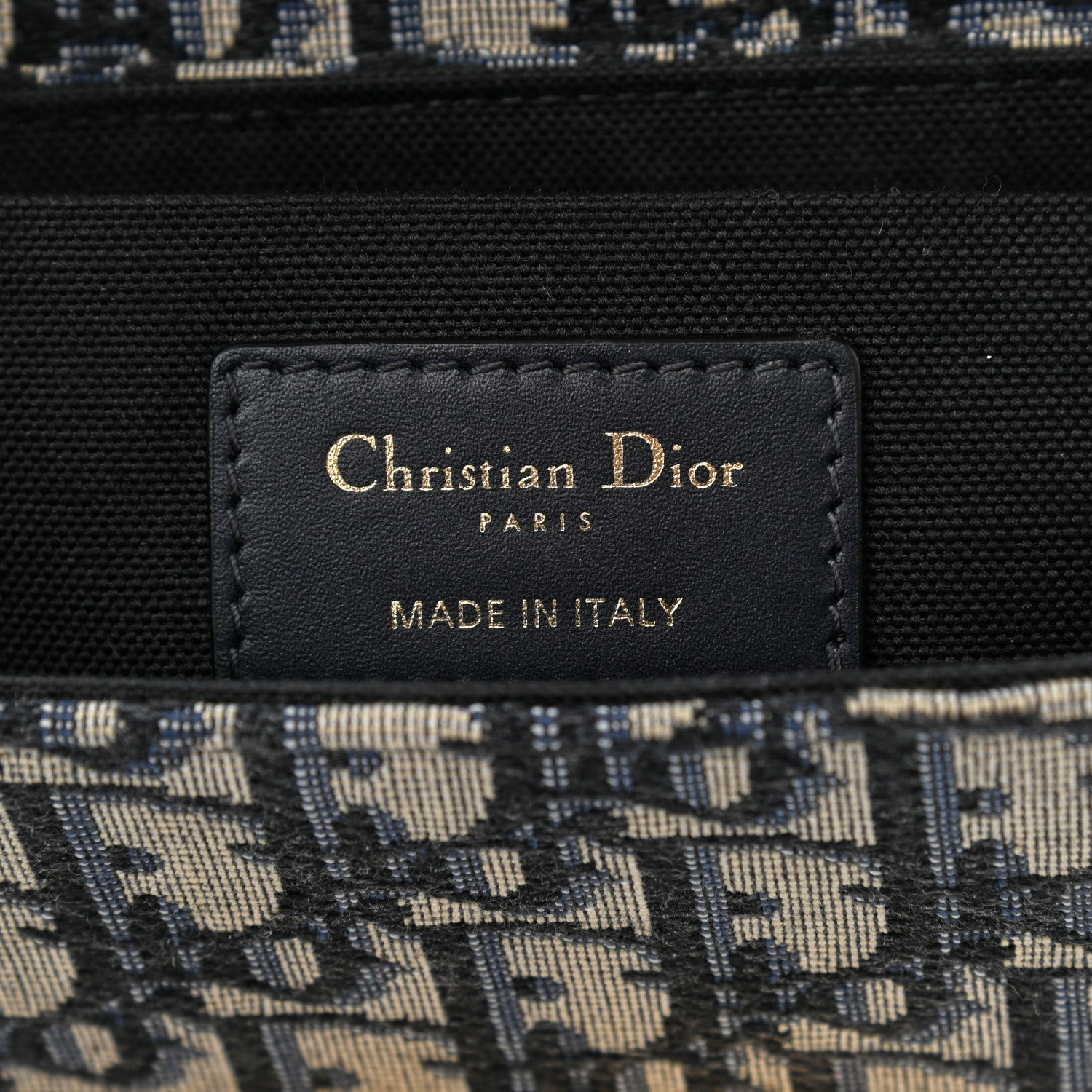 Christian Dior Oblique 30 Montaigne Box Bag Blue 7 of 9