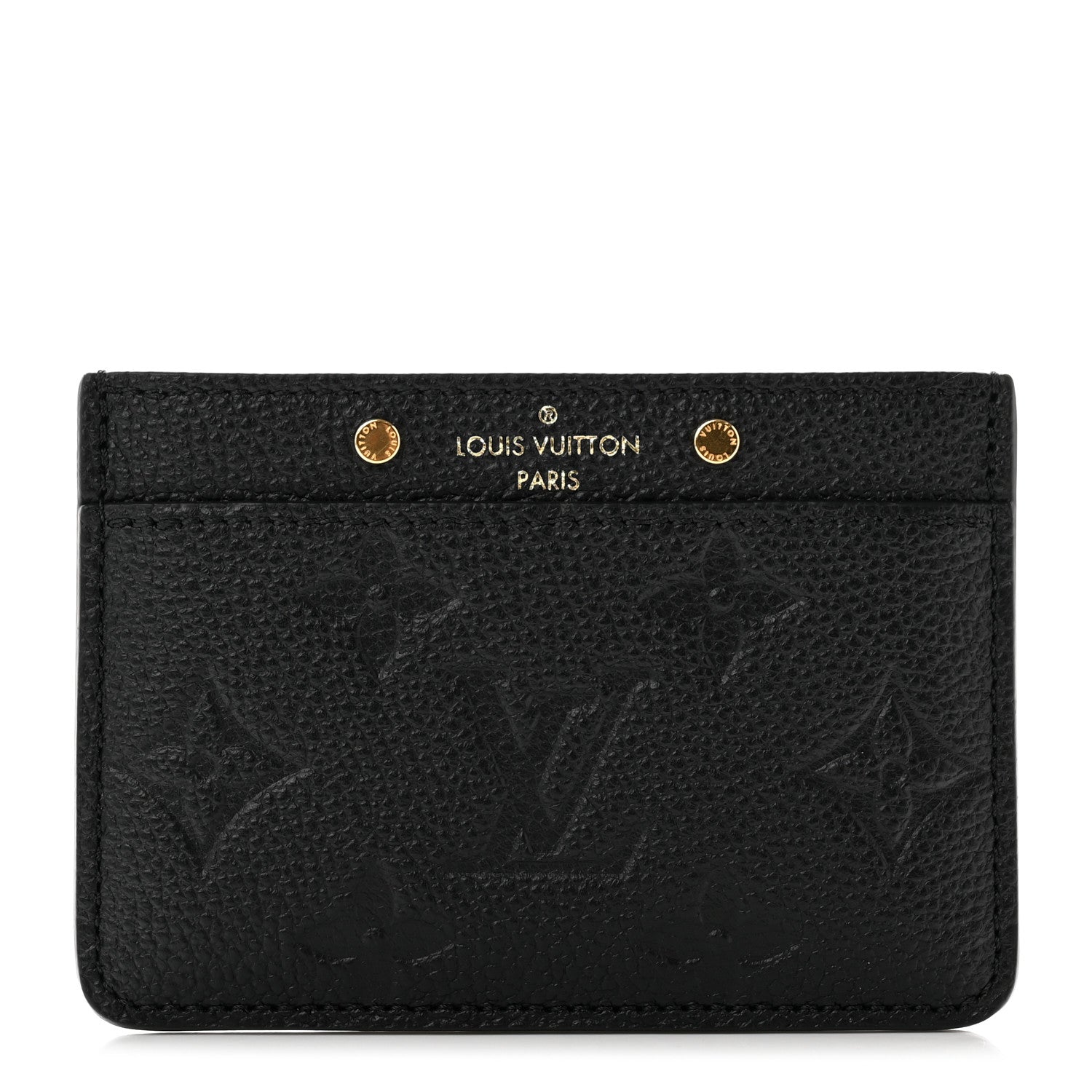 Louis Vuitton Empreinte Card Holder Black 1 of 7
