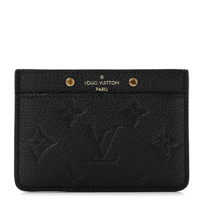 Louis Vuitton Empreinte Card Holder Black 1 of 7