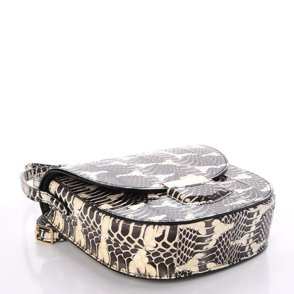 Celine Watersnake Small Trotteur Black White 4 of 8