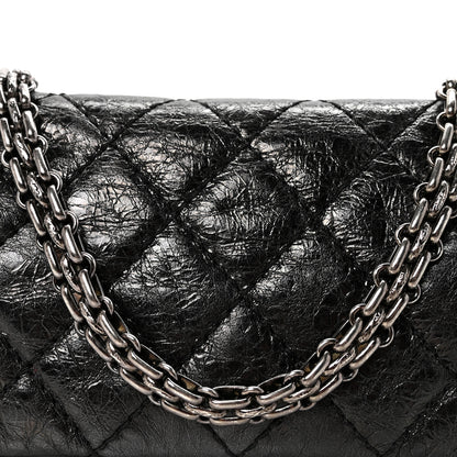 Chanel Aged Calfskin Quilted 2.55 Reissue Mini Flap Black 8 of 10