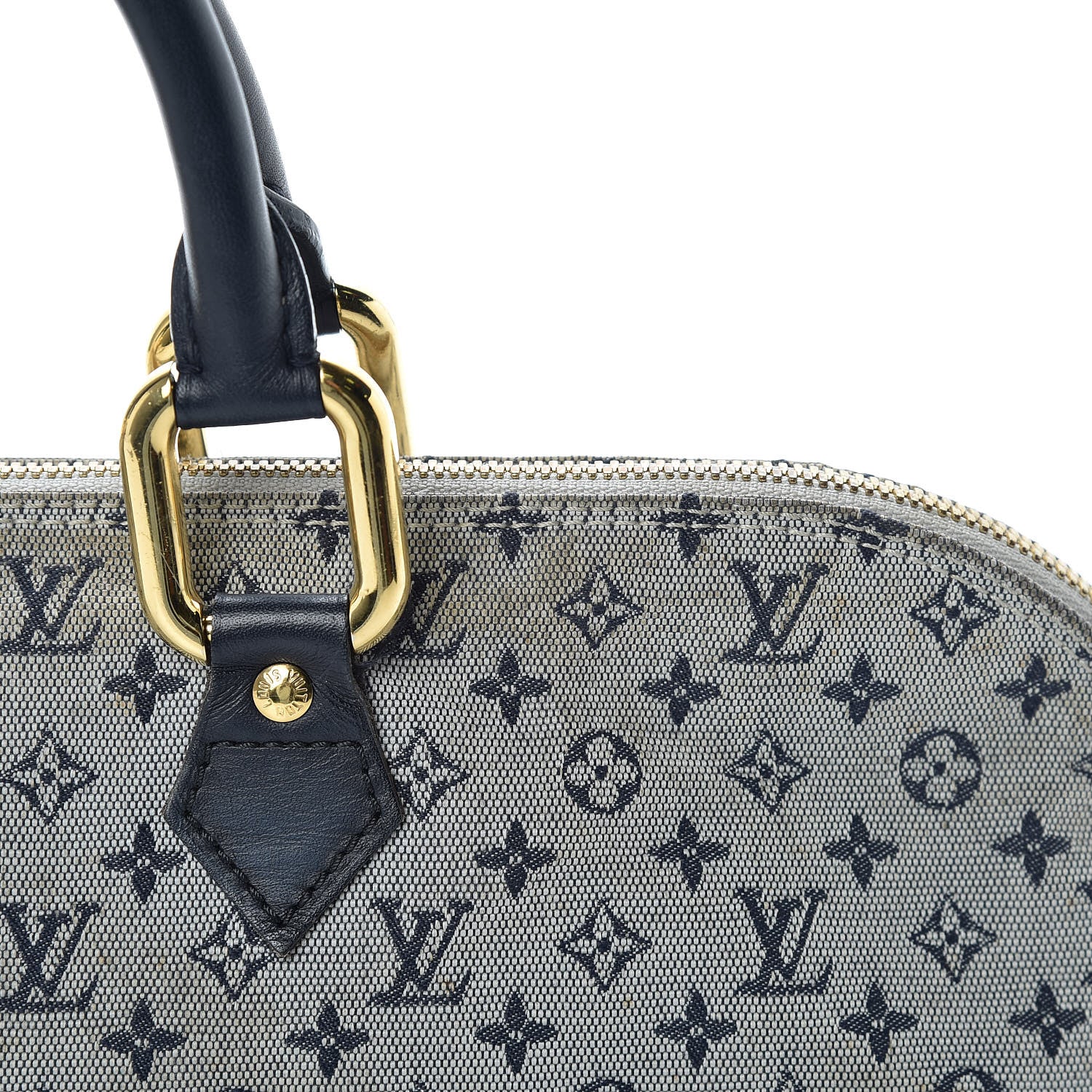 Louis Vuitton Mini Monogram Alma Long Blue 20 of 24
