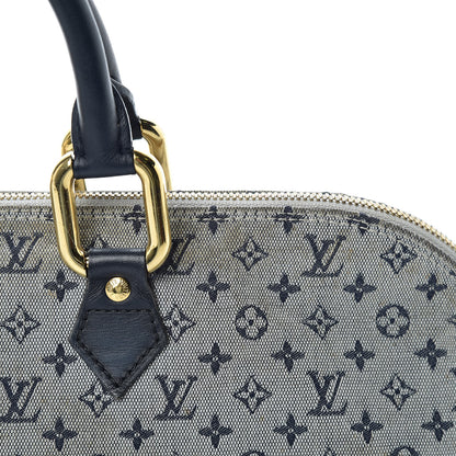 Louis Vuitton Mini Monogram Alma Long Blue 20 of 24