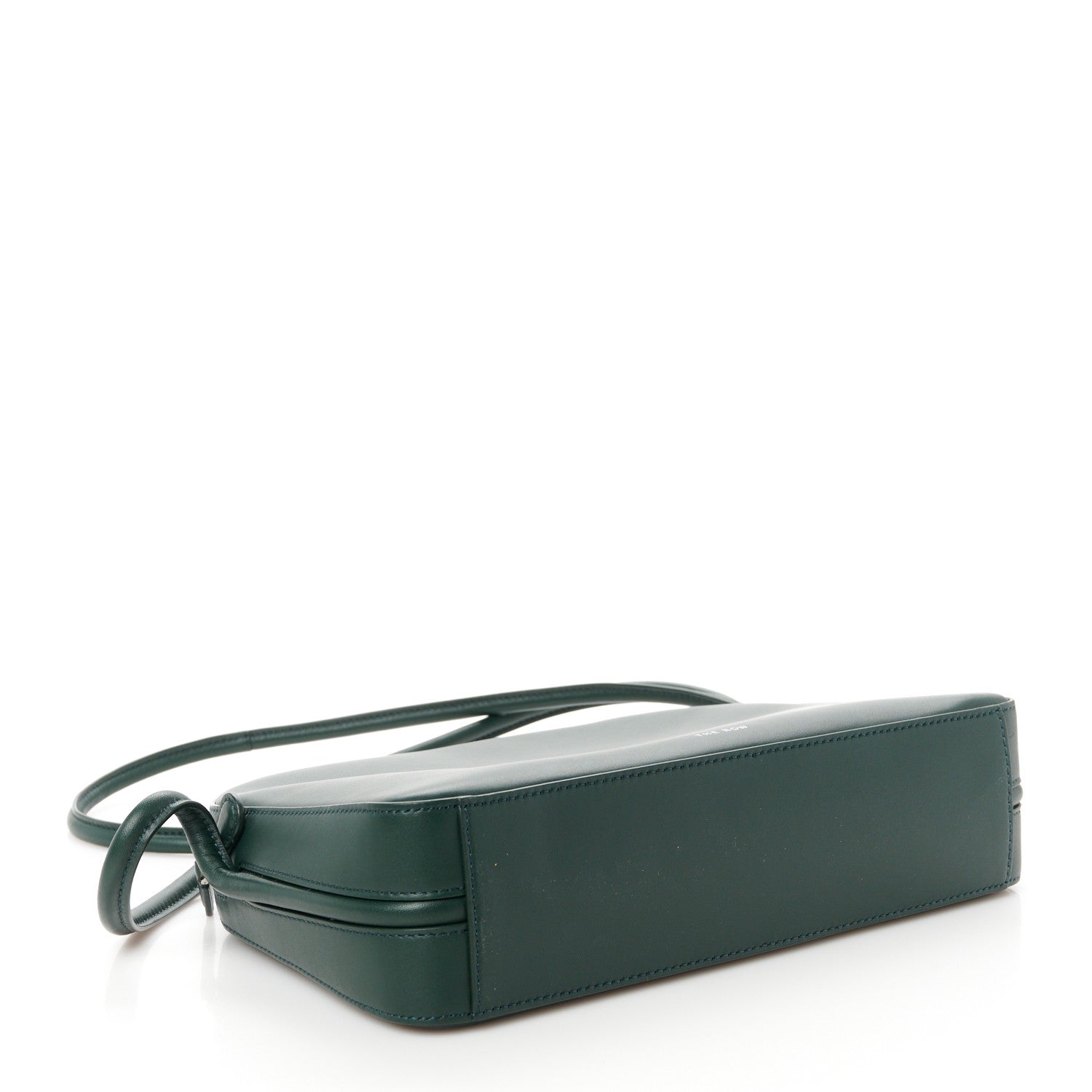 The Row Calfskin Single Mignon Shoulder Bag Bottle Green 4 of 9