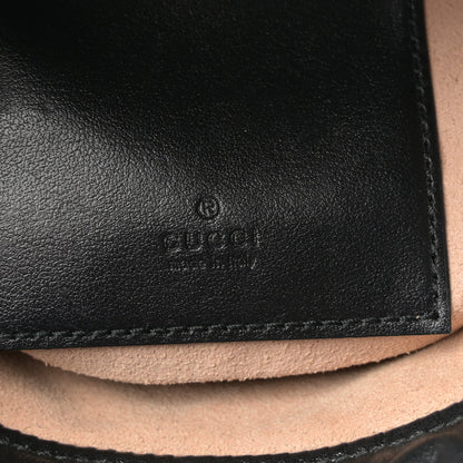 Gucci Calfskin Matelasse Mini GG Marmont 2.0 Bucket Bag Black 6 of 11