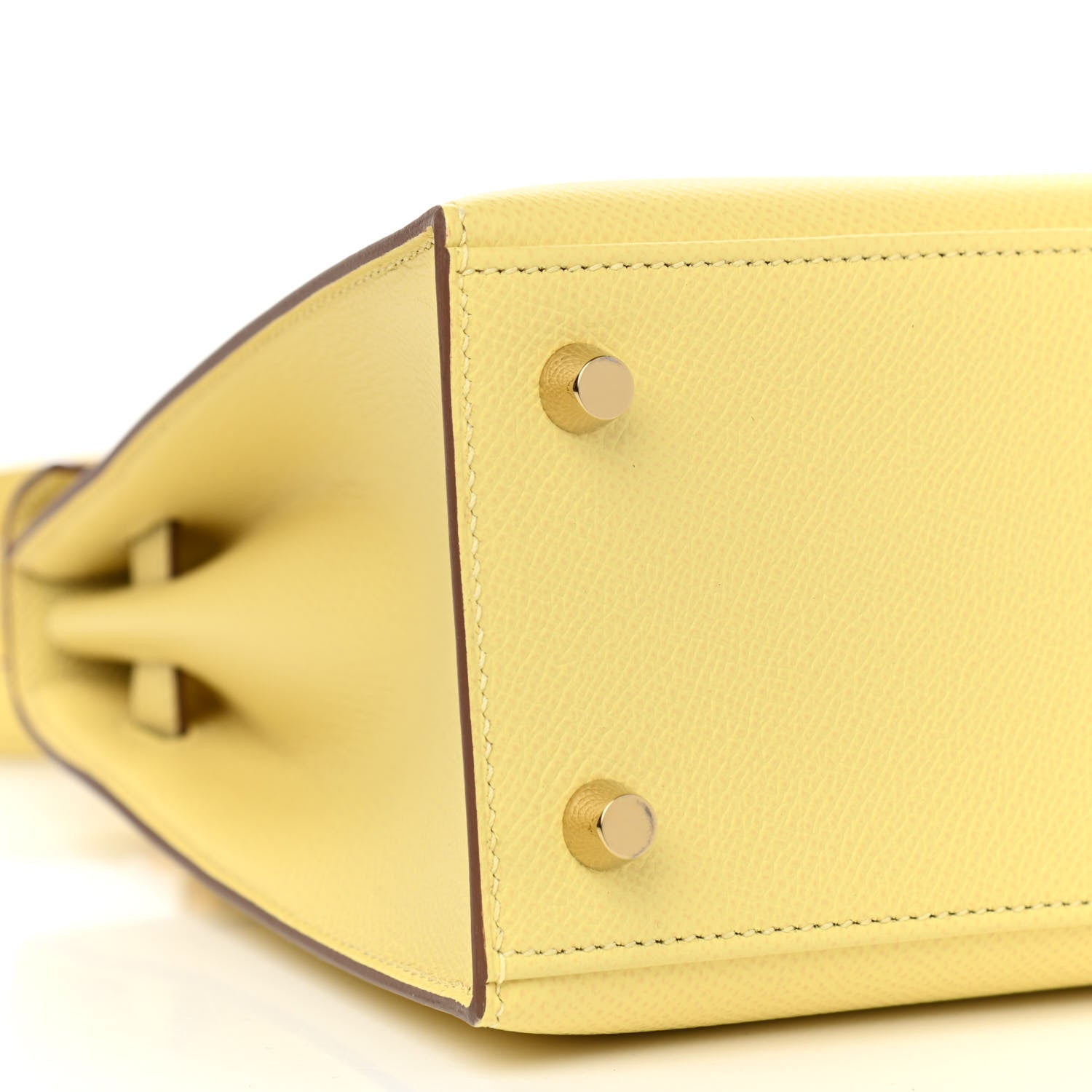 Hermes Epsom Kelly Sellier 25 Jaune Poussin 8 of 11