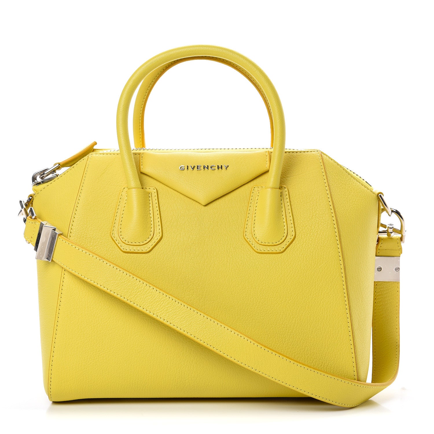 Givenchy Sugar Goatskin Small Antigona Yellow 1 of 12