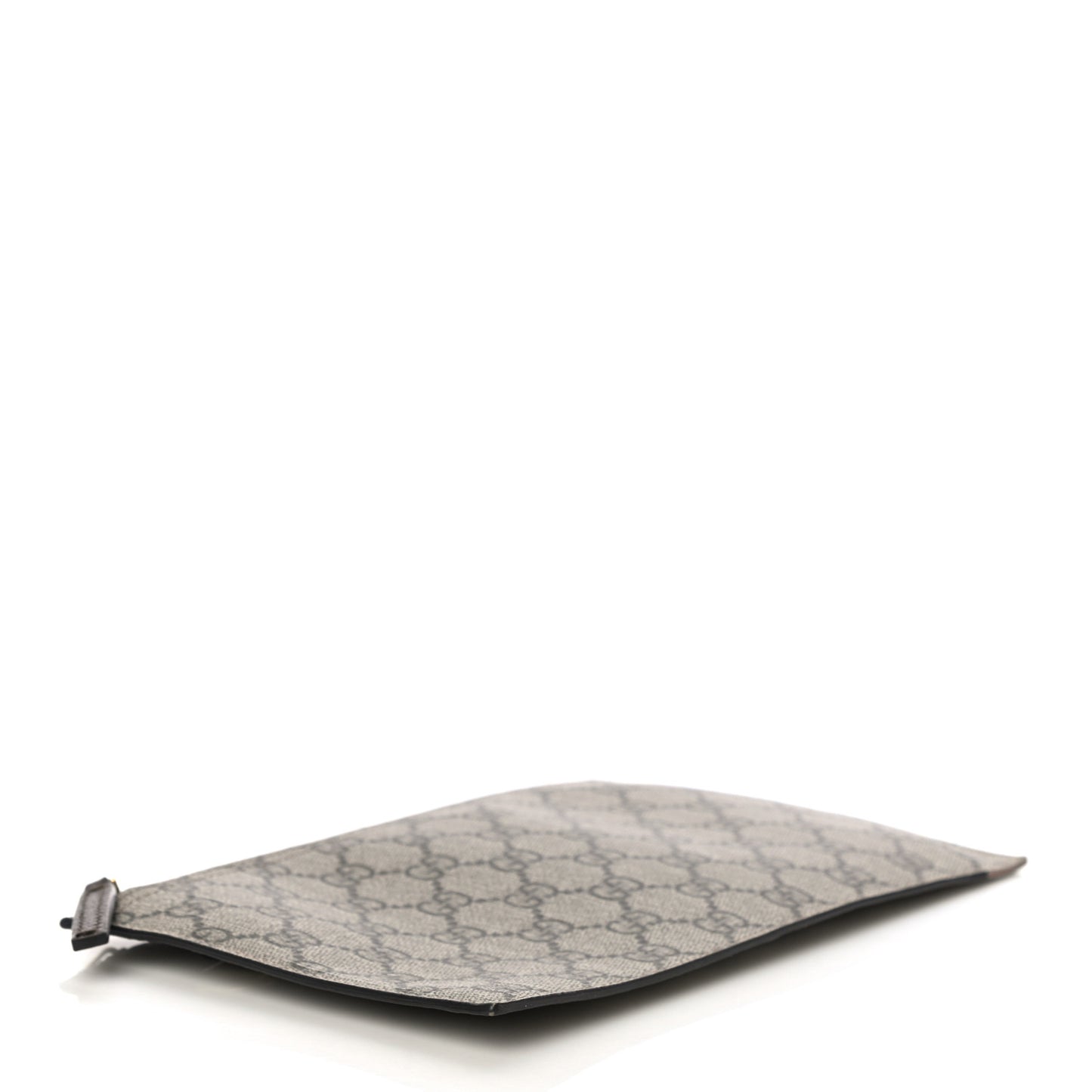 GG Supreme Monogram Large Ophidia Wristlet Pouch Beige New Acero