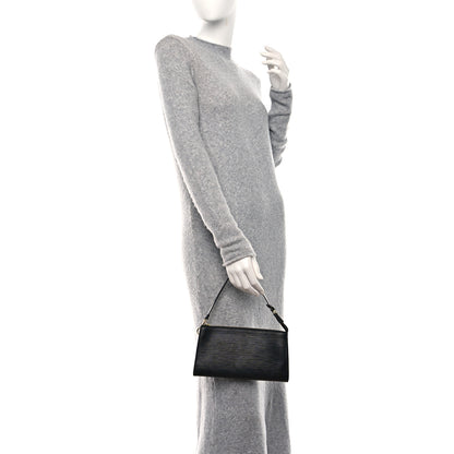 Louis Vuitton Epi Pochette Accessories 24 Black 2 of 9
