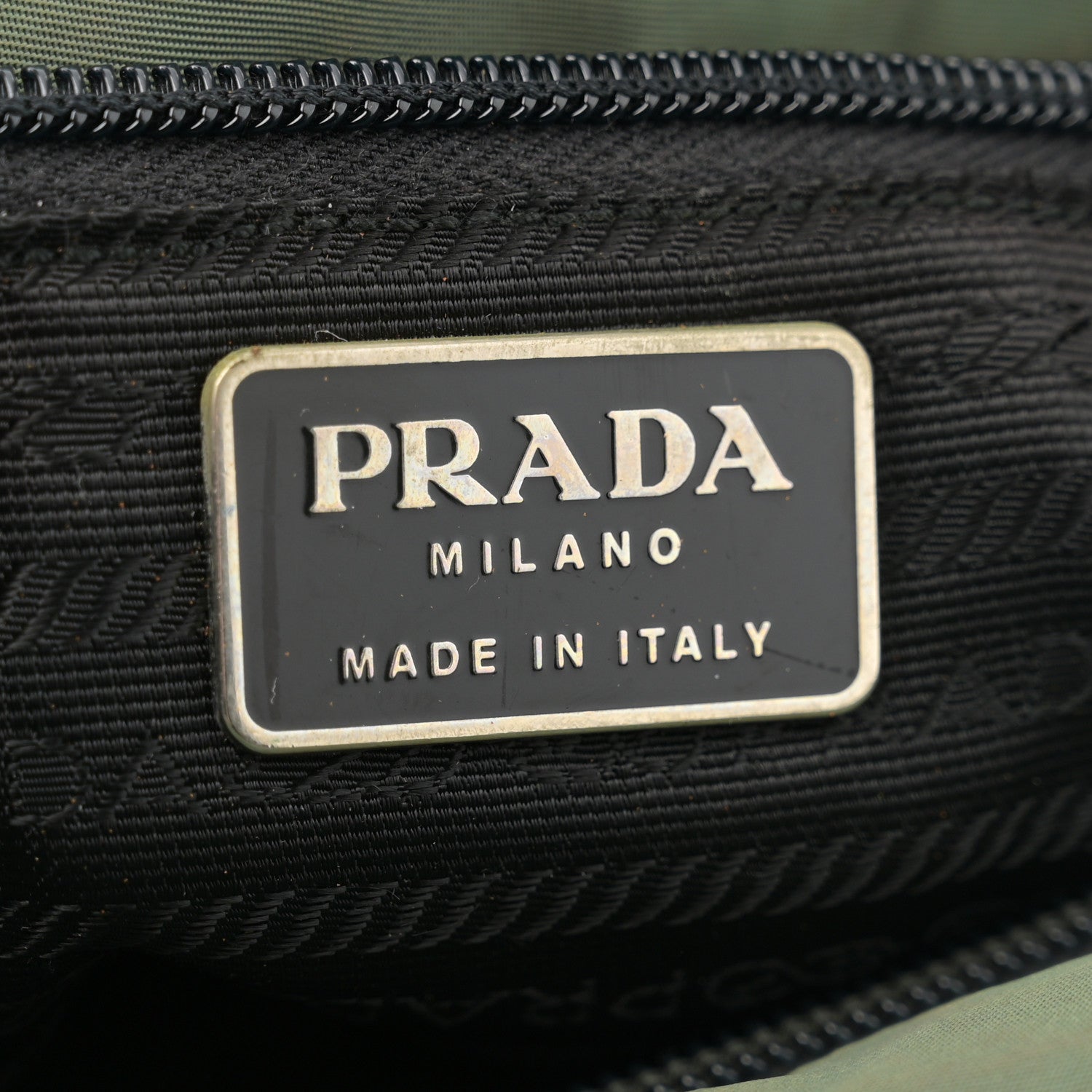 Prada Tessuto Nylon Tote Militare 6 of 10