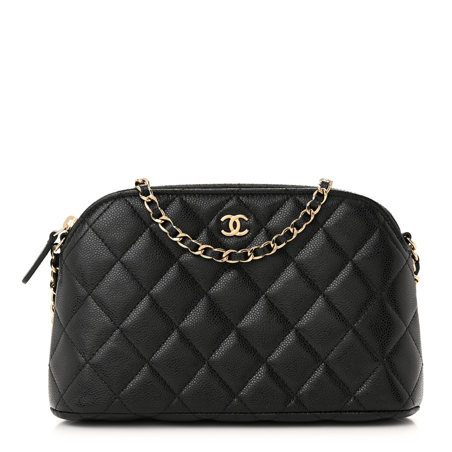 Chanel Caviar Quilted Classic Clutch With Chain Black 1 of 11