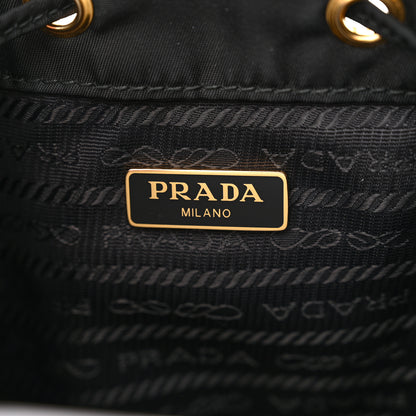 Prada Re-Nylon Duet Drawstring Shoulder Bag Black 6 of 9