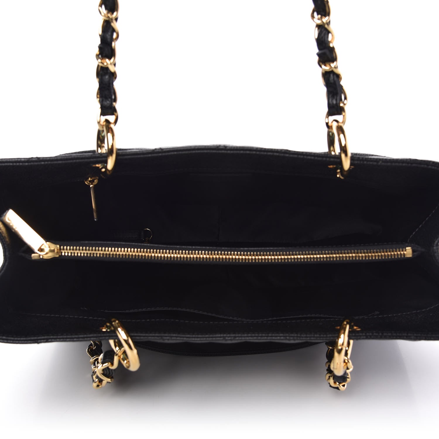 Chanel Caviar Quilted Grand Shopping Tote GST Black 5 of 11