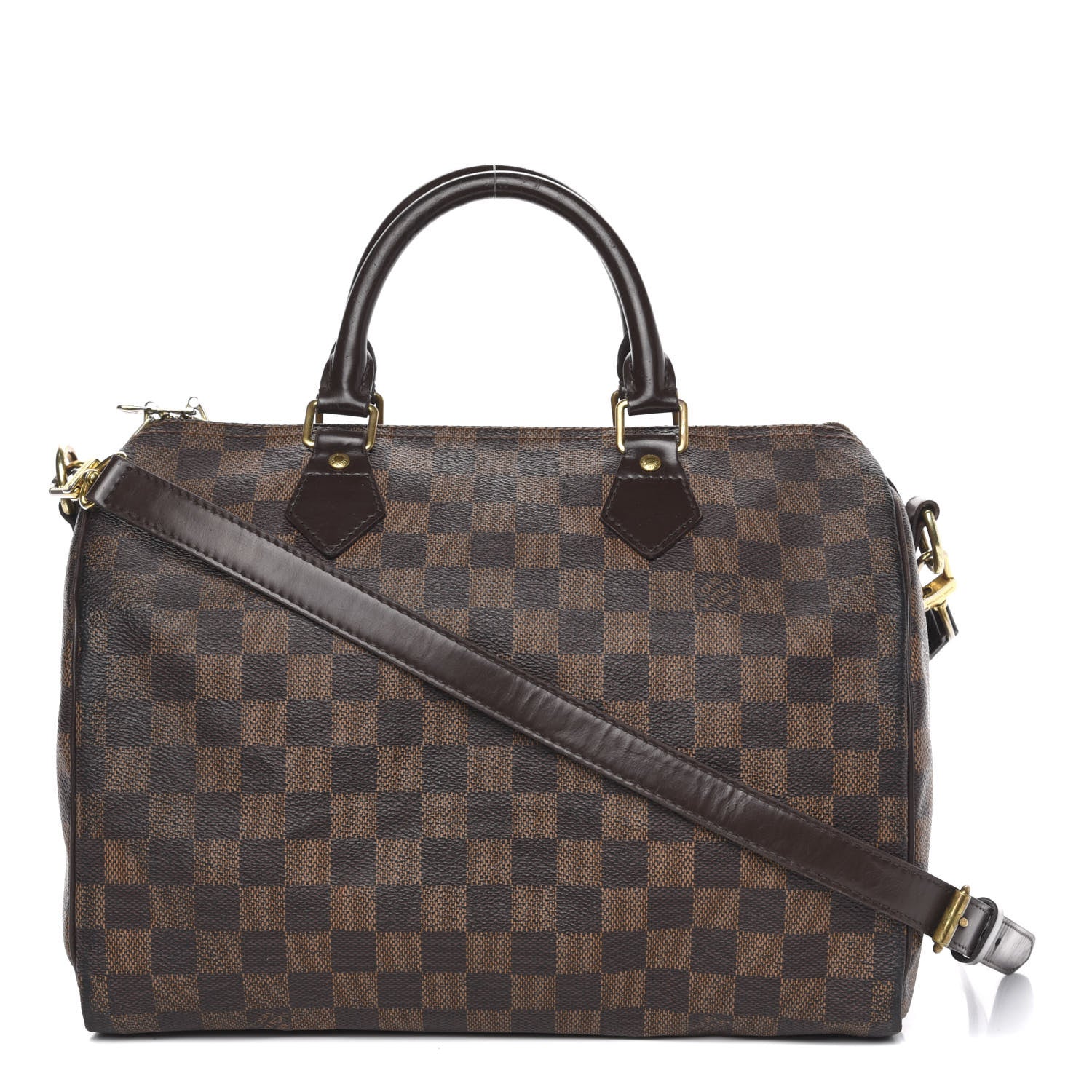 Louis Vuitton Damier Ebene Speedy Bandouliere 30 1 of 18