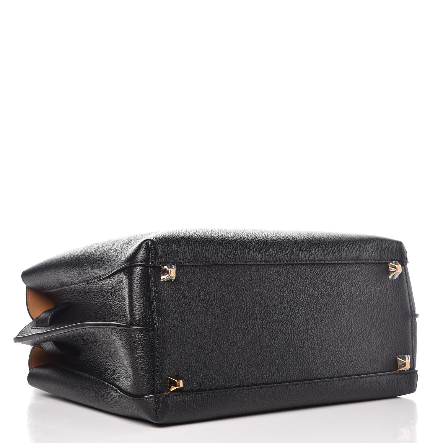 MCM Grained Calfskin Medium Milla Tote Black 5 of 11