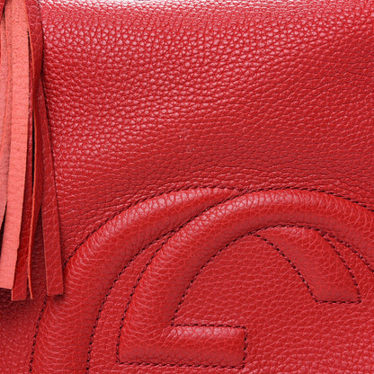 Gucci Pebbled Calfskin Large Soho Hobo Tabasco Red 13 of 13
