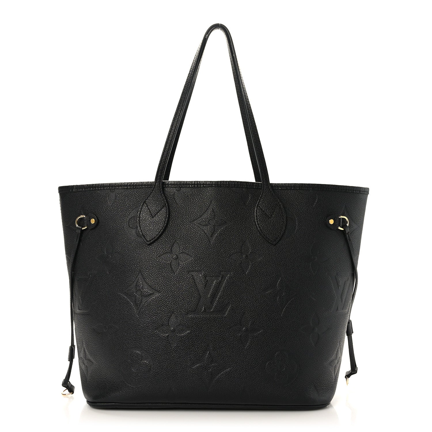 Louis Vuitton Empreinte Monogram Giant Neverfull MM Black 3 of 9