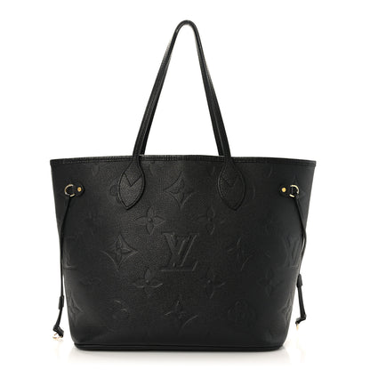 Louis Vuitton Empreinte Monogram Giant Neverfull MM Black 3 of 9