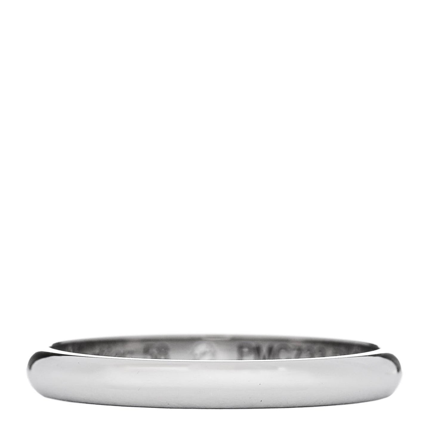 Platinum Diamond 2.6mm 1895 Wedding Band Ring 58 8.5