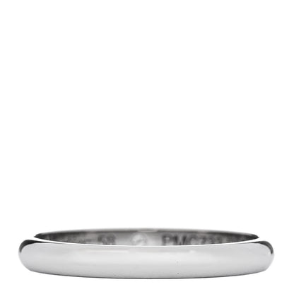 Cartier Platinum Diamond 2.6mm 1895 Wedding Band Ring 58 8.5 3 of 6