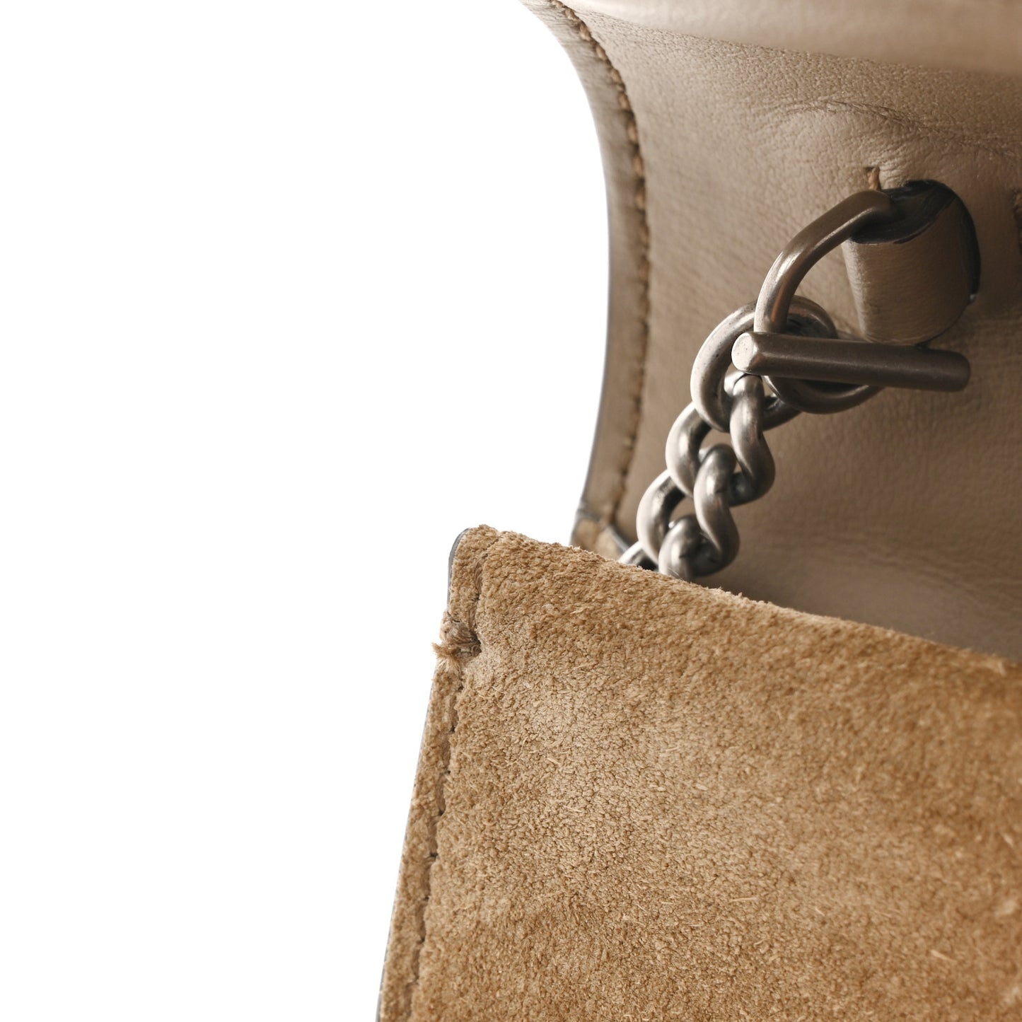 GG Supreme Monogram Super Mini Dionysus Shoulder Bag Taupe