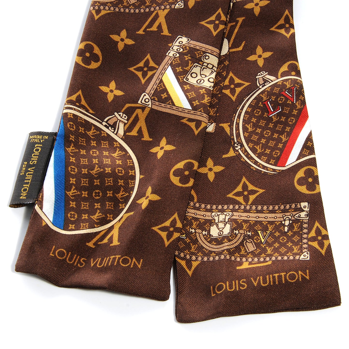 Silk Monogram Trunks Bandeau