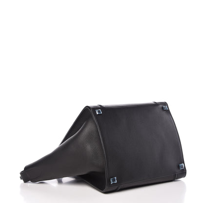 Celine Supple Calfskin Medium Phantom Luggage Black 4 of 13
