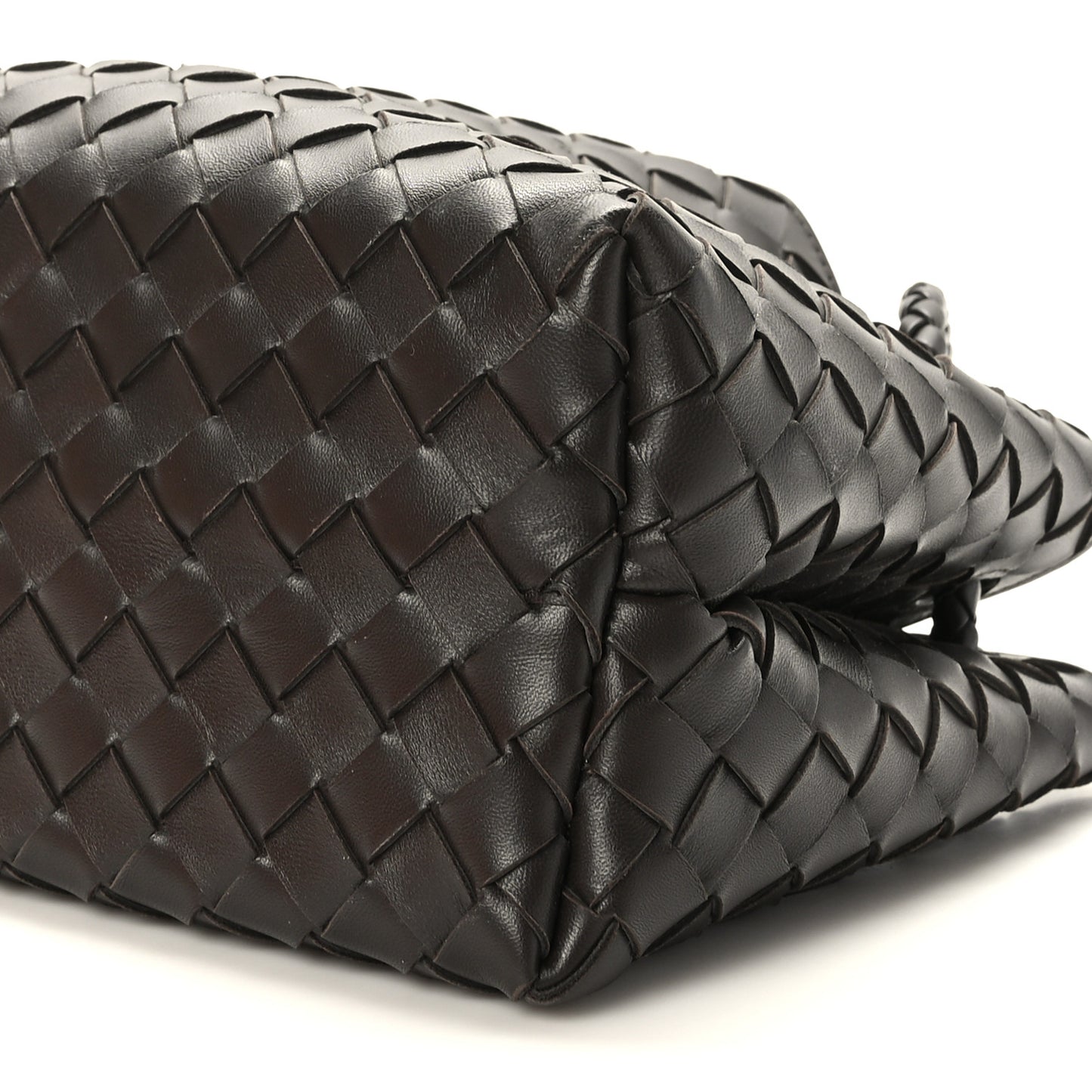 Nappa Intrecciato Small East West Andiamo Shoulder Bag Fondant