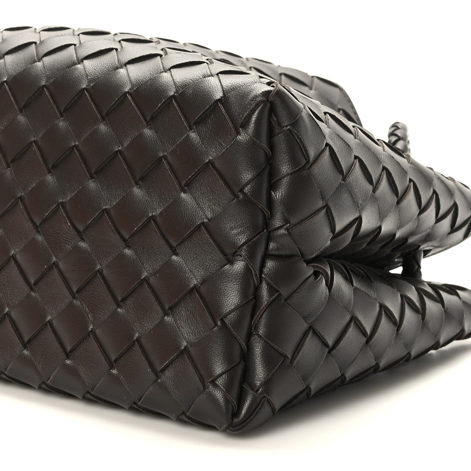 Bottega Veneta Nappa Intrecciato Small East West Andiamo Shoulder Bag Fondant 9 of 9