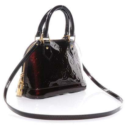 Louis Vuitton Vernis Alma BB Amarante 3 of 8