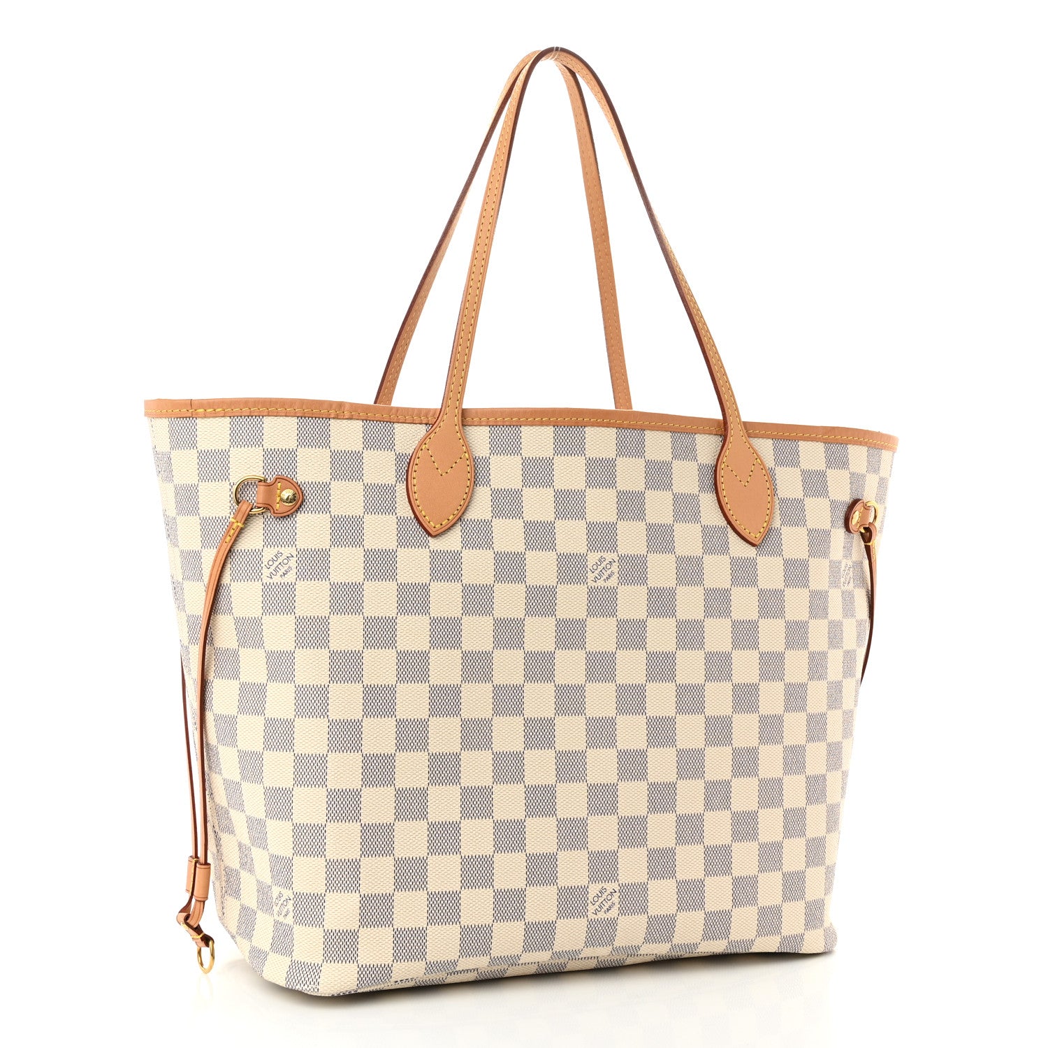 Louis Vuitton Damier Azur Neo Neverfull MM Rose Ballerine 3 of 10