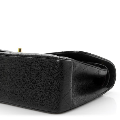 Chanel Caviar Quilted Jumbo Double Flap Black 11 of 11