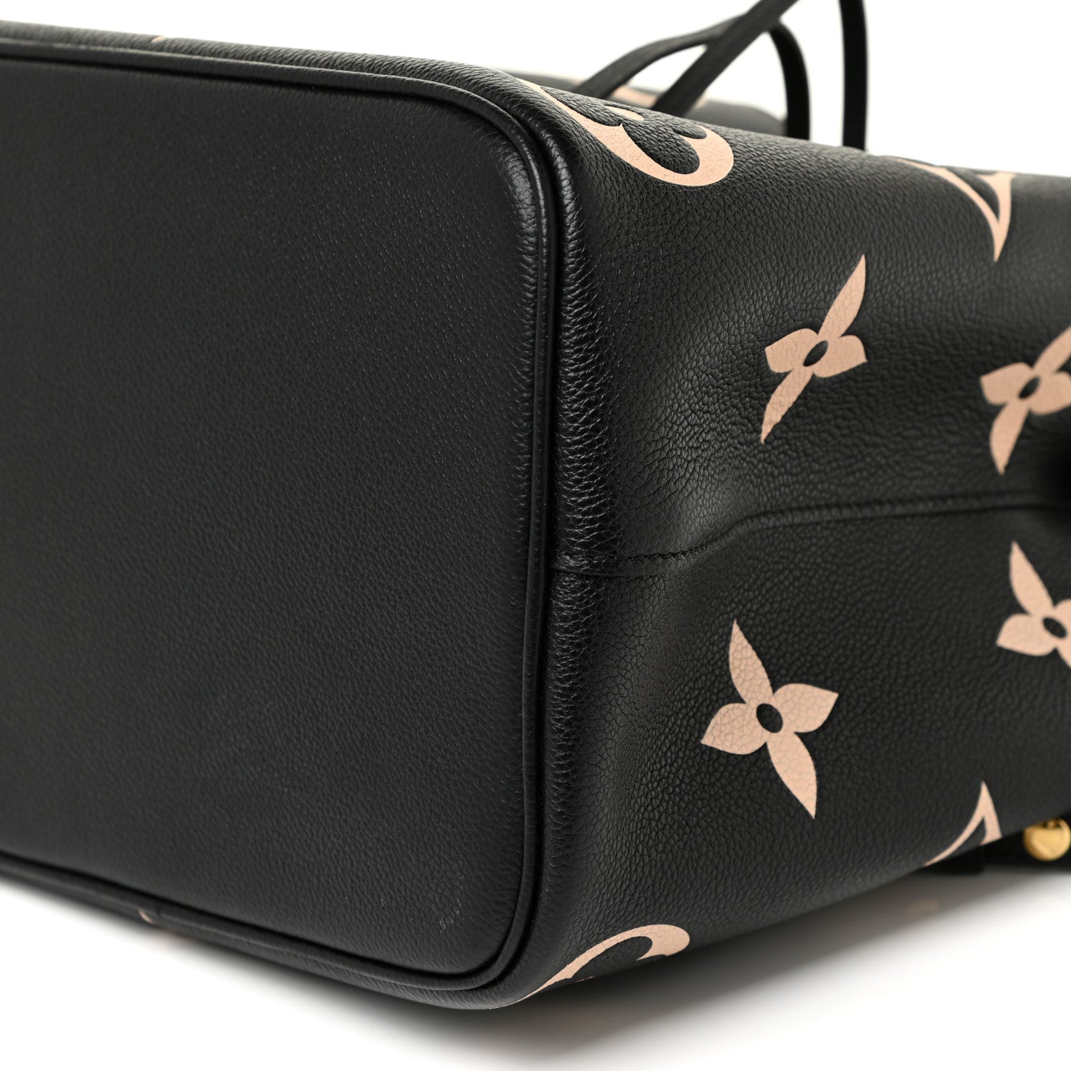 Louis Vuitton Empreinte Monogram Giant Neonoe MM Black Beige 10 of 11