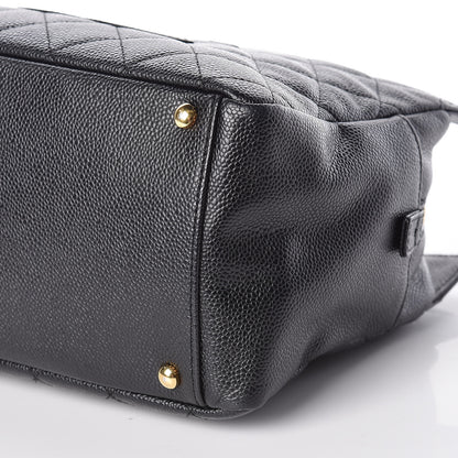 Chanel Caviar Quilted Petit Timeless Tote PTT Black 6 of 9