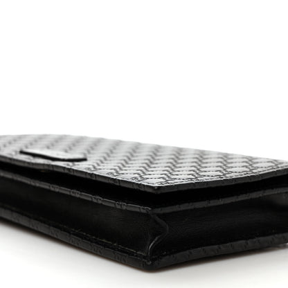 Gucci Microguccissima Crossbody Wallet Black 9 of 12