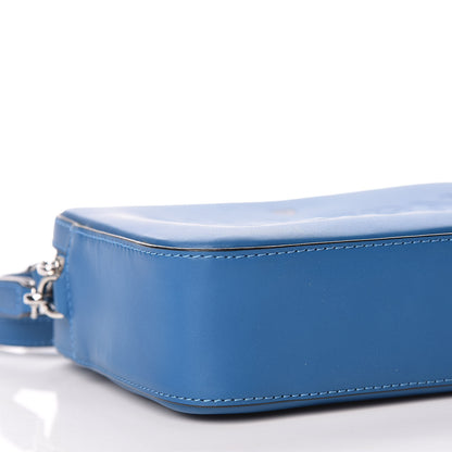 MCM Calfskin Repro Crossbody Bag Blue 9 of 10