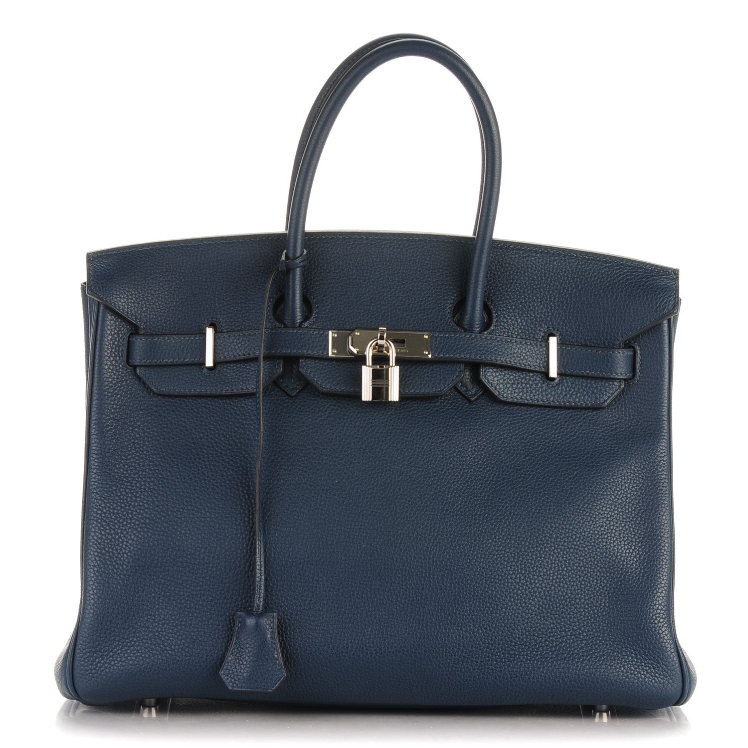 Hermes Taurillon Clemence Birkin 35 Bleu De Prusse 1 of 26