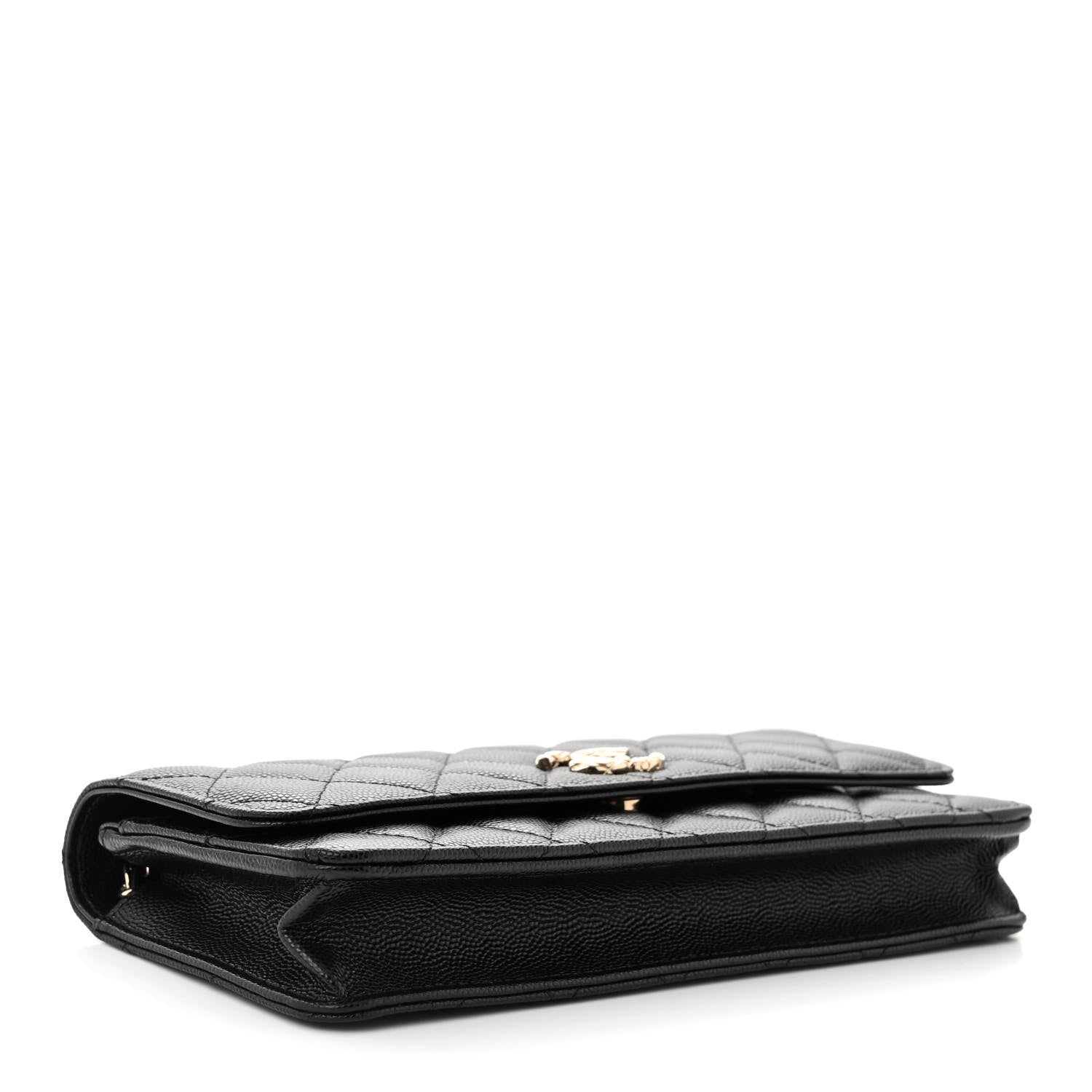 Chanel Caviar Quilted Long Clutch With Chain Black 4 of 12