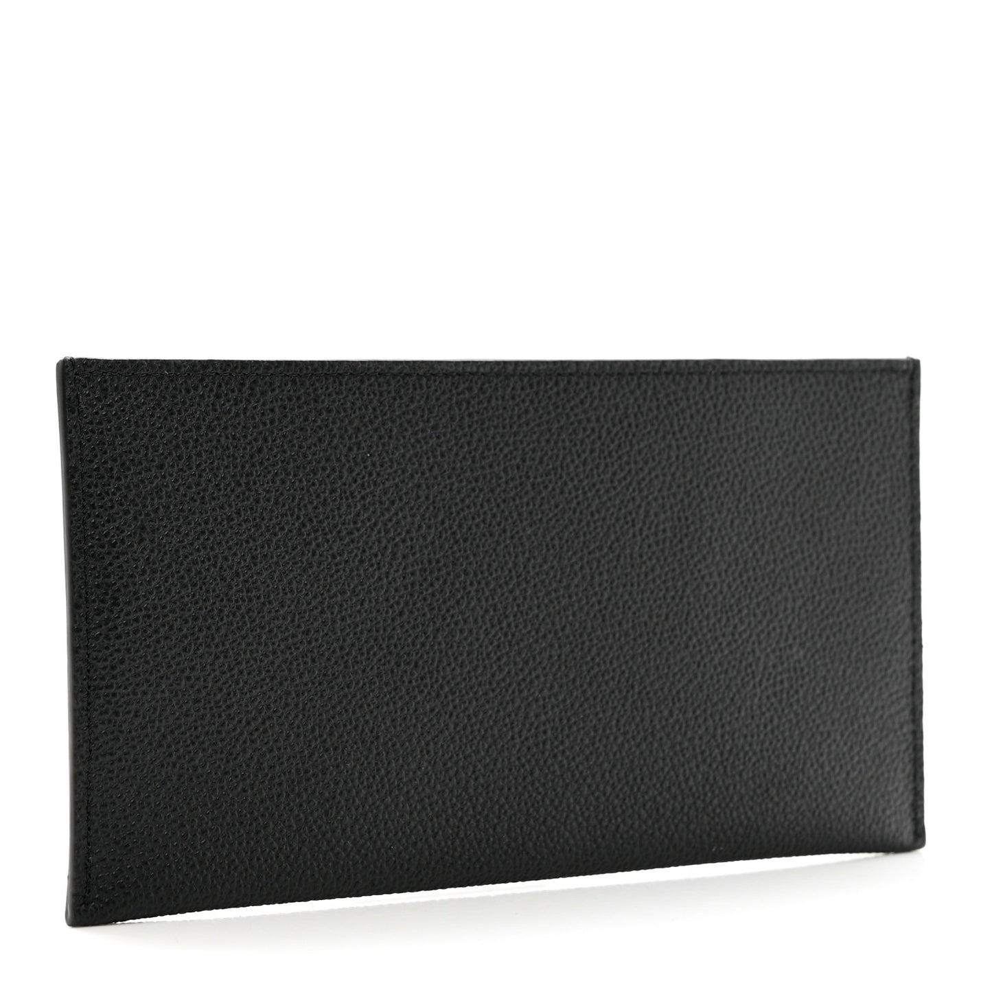 Calfskin Felicie Chain Wallet Card Holder Insert Black