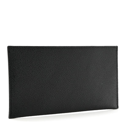 Louis Vuitton Calfskin Felicie Chain Wallet Card Holder Insert Black 3 of 6