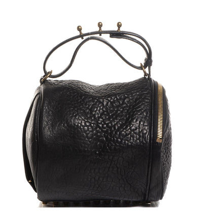 Alexander Wang Pebbled Lambskin Angela Pochette Black Antique Brass Hardware 1 of 8