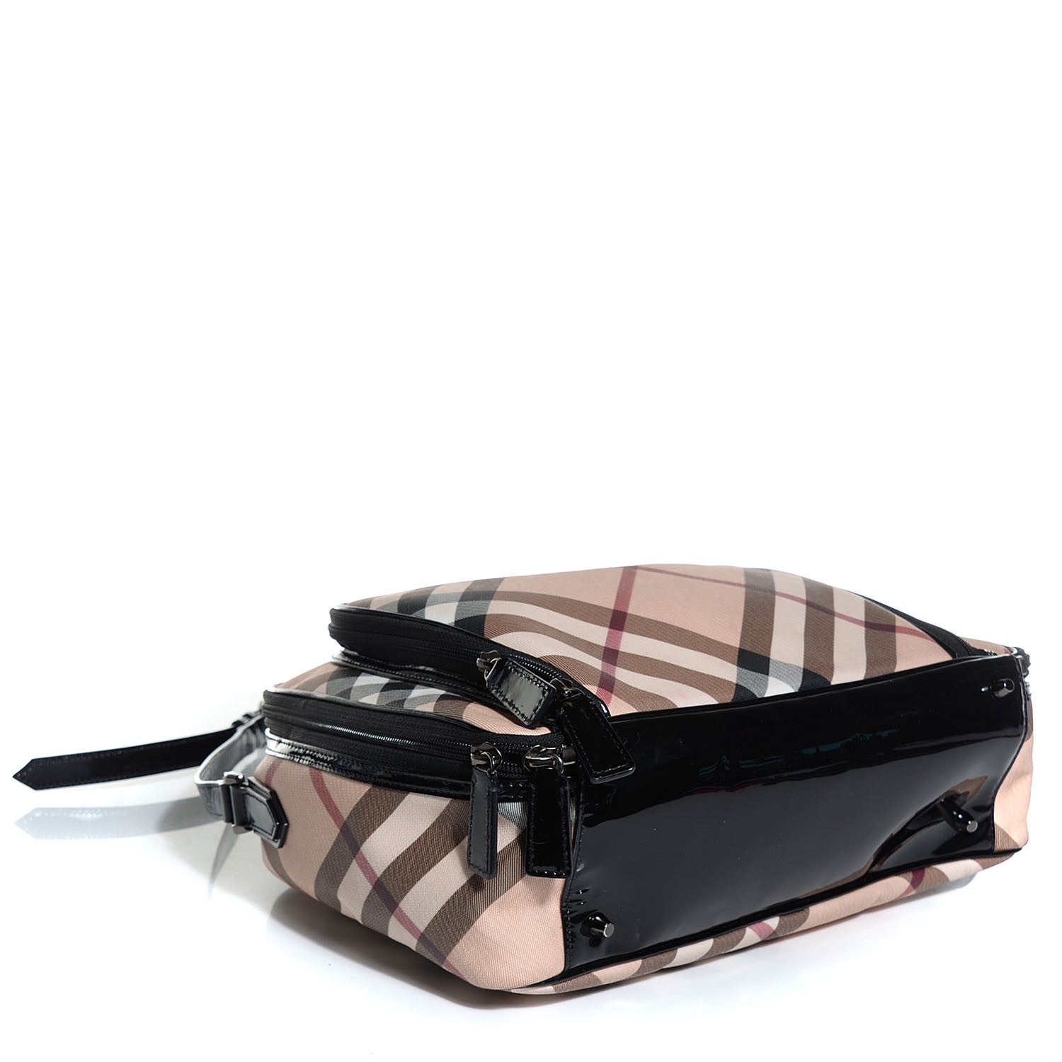 Burberry Supernova Check Diaper Bag Black 4 of 10