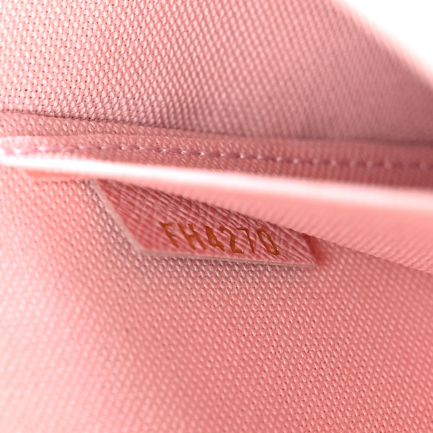 Damier Azur Pochette Felicie Chain Wallet Rose Ballerine