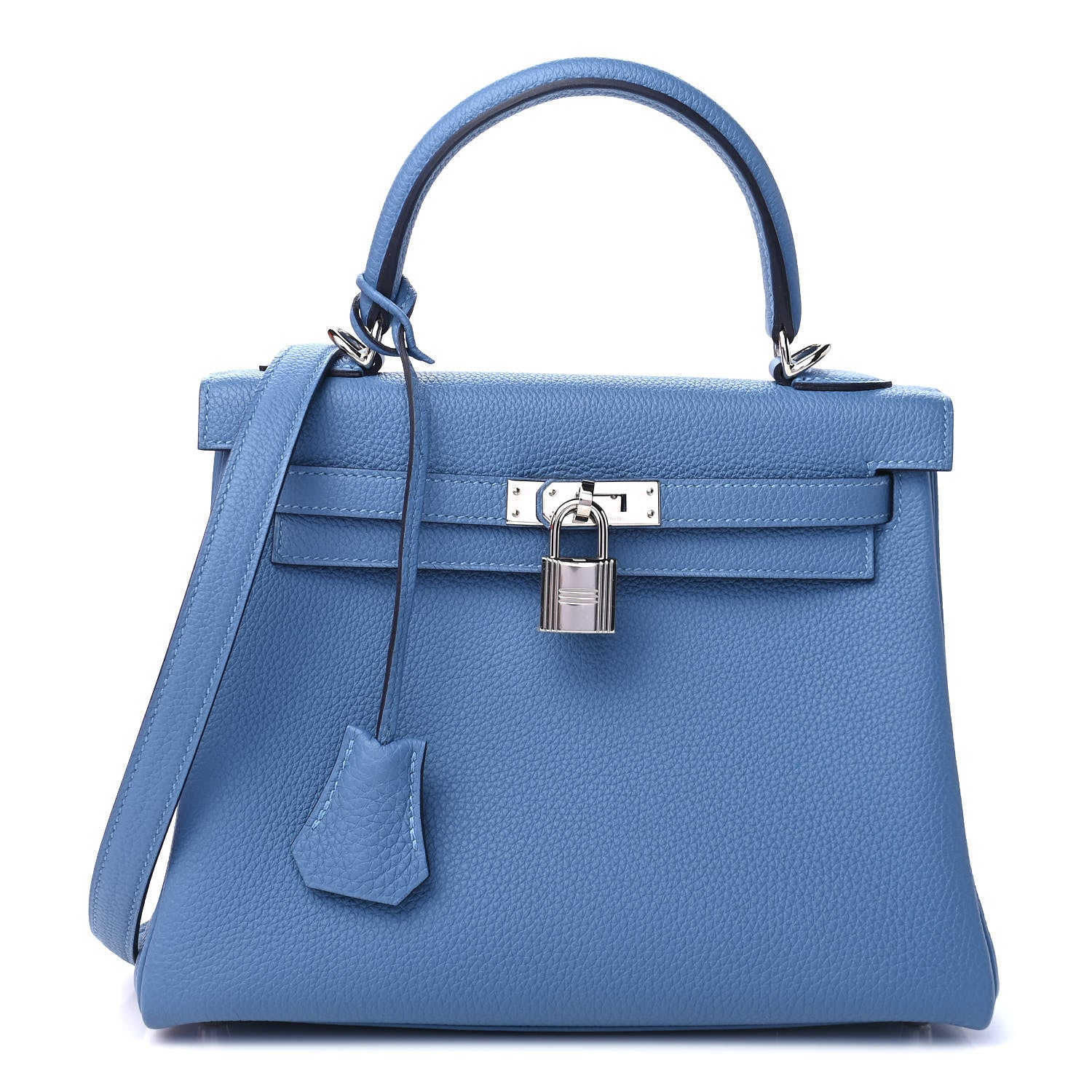 Hermes Togo Kelly Retourne 25 Azur 1 of 9