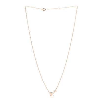 Louis Vuitton 18K Pink Gold Diamond Idylle Blossom LV Pendant Necklace 3 of 5